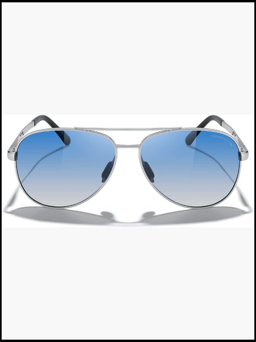 Polarized Aviator Sunglasses with Mirrored Lens UV 400 Protection